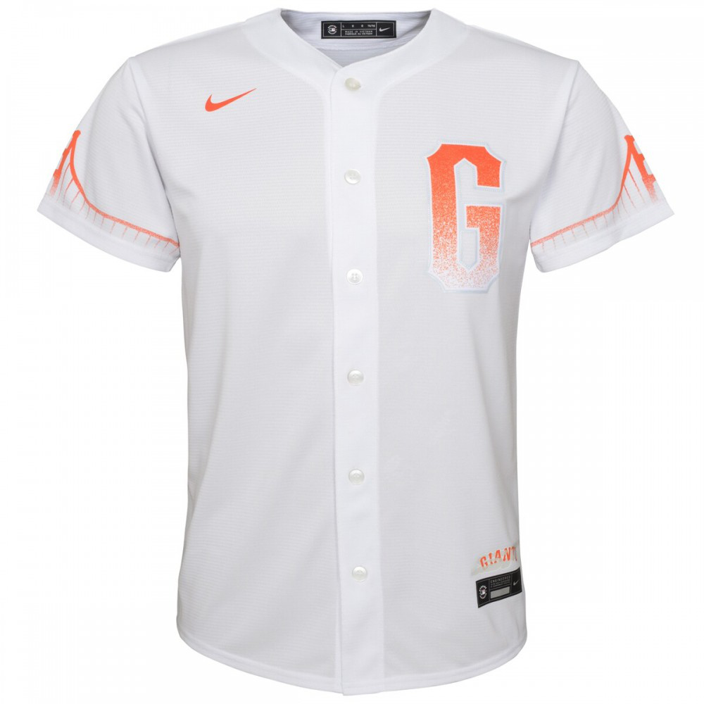 Mike Yastrzemski San Francisco Giants Youth City Connect Replica Player Jersey - White-Pro Kit Vault | Brand New 26/27 Sports Jerseys